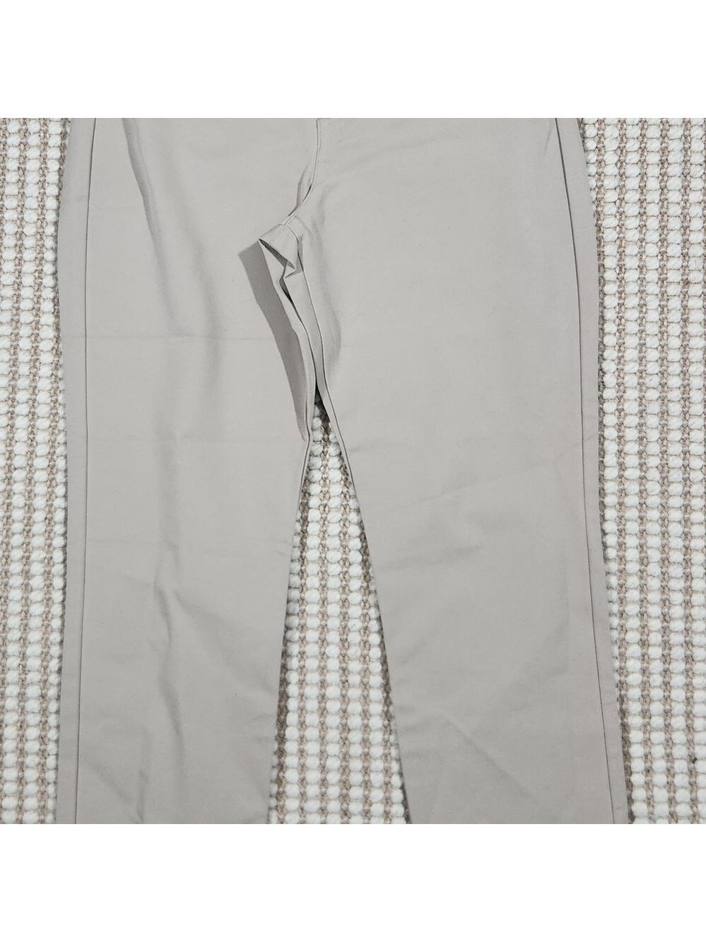 Old Navy Women's Straight Leg Pixie Casual Work Pants - Light Gray